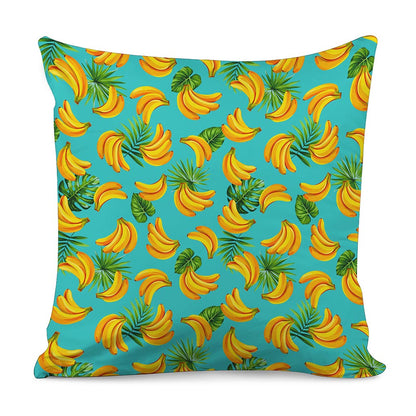 Tropical Banana Leaf Pattern Print Pillow Cover