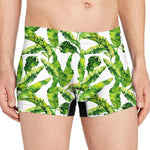 Tropical Banana Leaves Pattern Print Men's Boxer Briefs