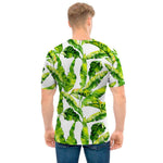 Tropical Banana Leaves Pattern Print Men's T-Shirt