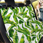 Tropical Banana Leaves Pattern Print Pet Car Back Seat Cover