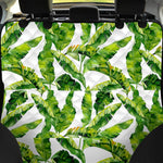 Tropical Banana Leaves Pattern Print Pet Car Back Seat Cover