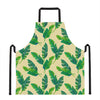 Tropical Banana Palm Leaf Pattern Print Apron