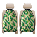 Tropical Banana Palm Leaf Pattern Print Car Seat Organizers