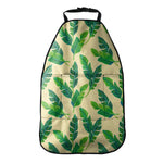 Tropical Banana Palm Leaf Pattern Print Car Seat Organizers