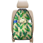 Tropical Banana Palm Leaf Pattern Print Car Seat Organizers