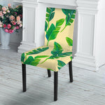 Tropical Banana Palm Leaf Pattern Print Dining Chair Slipcover