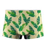 Tropical Banana Palm Leaf Pattern Print Men's Boxer Briefs