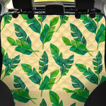 Tropical Banana Palm Leaf Pattern Print Pet Car Back Seat Cover
