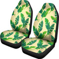 Tropical Banana Palm Leaf Pattern Print Universal Fit Car Seat Covers