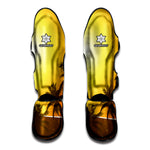 Tropical Beach Sunset Print Muay Thai Shin Guard