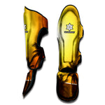Tropical Beach Sunset Print Muay Thai Shin Guard