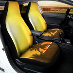 Tropical Beach Sunset Print Universal Fit Car Seat Covers