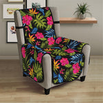 Tropical Bird Of Paradise Pattern Print Armchair Protector