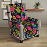 Tropical Bird Of Paradise Pattern Print Armchair Protector