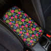 Tropical Bird Of Paradise Pattern Print Car Center Console Cover