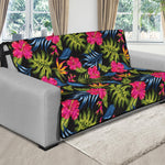 Tropical Bird Of Paradise Pattern Print Futon Protector