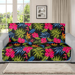 Tropical Bird Of Paradise Pattern Print Futon Protector