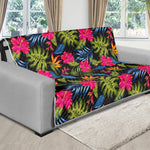 Tropical Bird Of Paradise Pattern Print Futon Protector