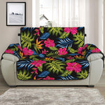 Tropical Bird Of Paradise Pattern Print Half Sofa Protector