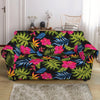 Tropical Bird Of Paradise Pattern Print Loveseat Slipcover