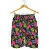 Tropical Bird Of Paradise Pattern Print Men's Shorts