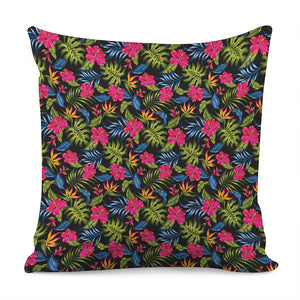 Tropical Bird Of Paradise Pattern Print Pillow Cover