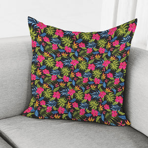 Tropical Bird Of Paradise Pattern Print Pillow Cover