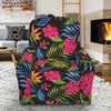 Tropical Bird Of Paradise Pattern Print Recliner Slipcover