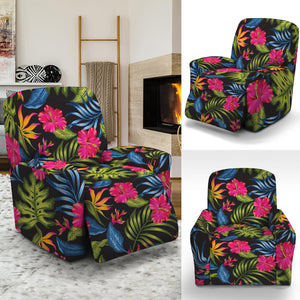 Tropical Bird Of Paradise Pattern Print Recliner Slipcover