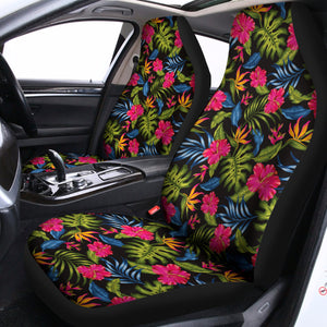 Tropical Bird Of Paradise Pattern Print Universal Fit Car Seat Covers