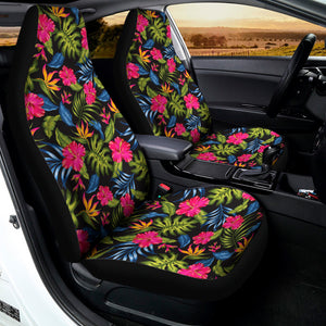 Tropical Bird Of Paradise Pattern Print Universal Fit Car Seat Covers