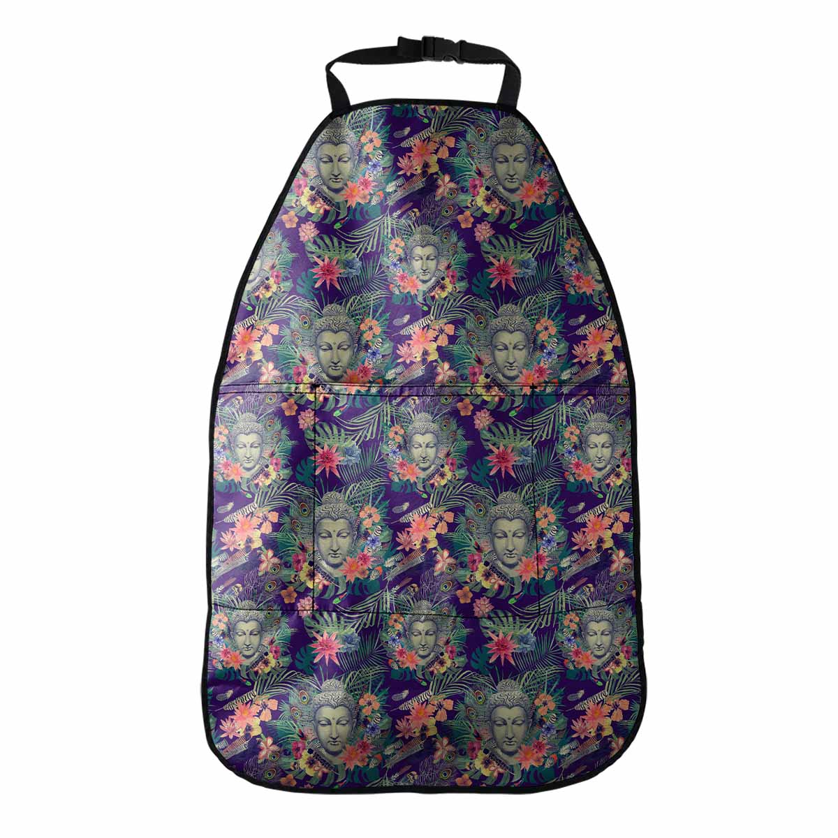 Tropical Buddha Print Car Seat Organizers