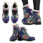 Tropical Buddha Print Comfy Boots GearFrost