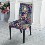 Tropical Buddha Print Dining Chair Slipcover