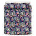 Tropical Buddha Print Duvet Cover Bedding Set