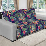 Tropical Buddha Print Futon Protector