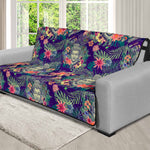 Tropical Buddha Print Futon Protector