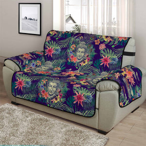 Tropical Buddha Print Half Sofa Protector