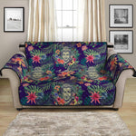 Tropical Buddha Print Loveseat Protector