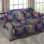 Tropical Buddha Print Loveseat Protector