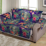 Tropical Buddha Print Loveseat Protector