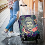 Tropical Buddha Print Luggage Cover GearFrost