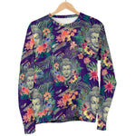 Tropical Buddha Print Men's Crewneck Sweatshirt GearFrost