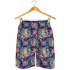 Tropical Buddha Print Men's Shorts