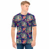 Tropical Buddha Print Men's T-Shirt