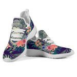 Tropical Buddha Print Mesh Knit Shoes GearFrost