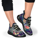 Tropical Buddha Print Mesh Knit Shoes GearFrost