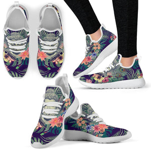 Tropical Buddha Print Mesh Knit Shoes GearFrost