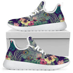 Tropical Buddha Print Mesh Knit Shoes GearFrost