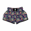 Tropical Buddha Print Muay Thai Boxing Shorts